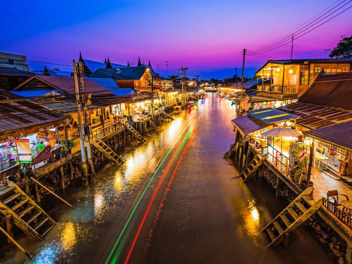 Ban Mae Arom Apartment Amphawa Bagian luar foto